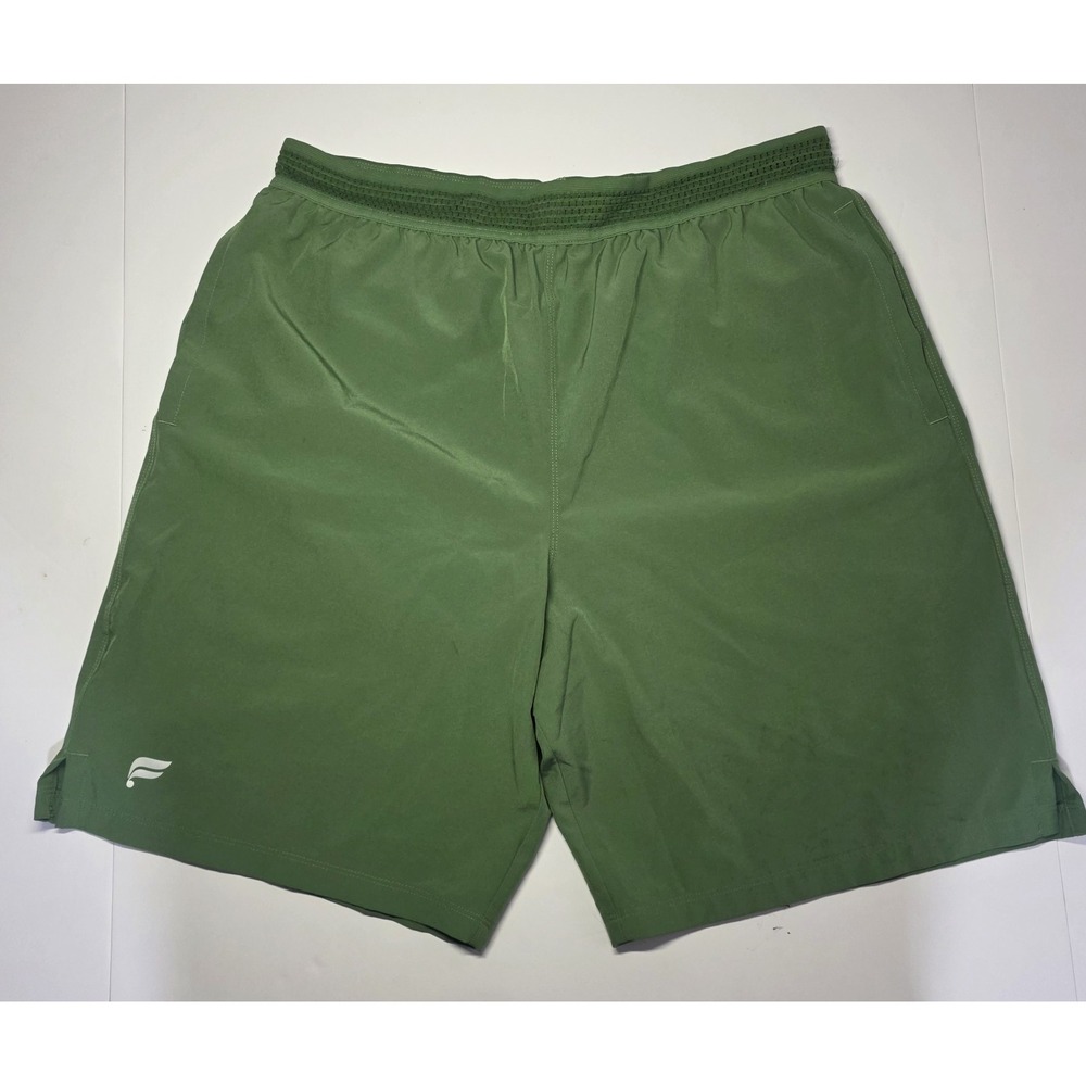 Fabletics Mens Size L Green Athletic‎ Elastic Waistband Shorts